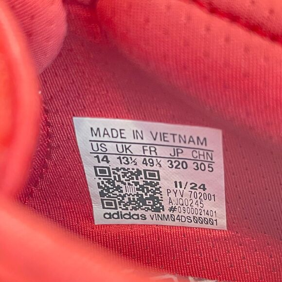 ADIDAS Nebraska Huskers Adizero SL2 Shoe | Men's 14 | NEW - Picture 11 of 12